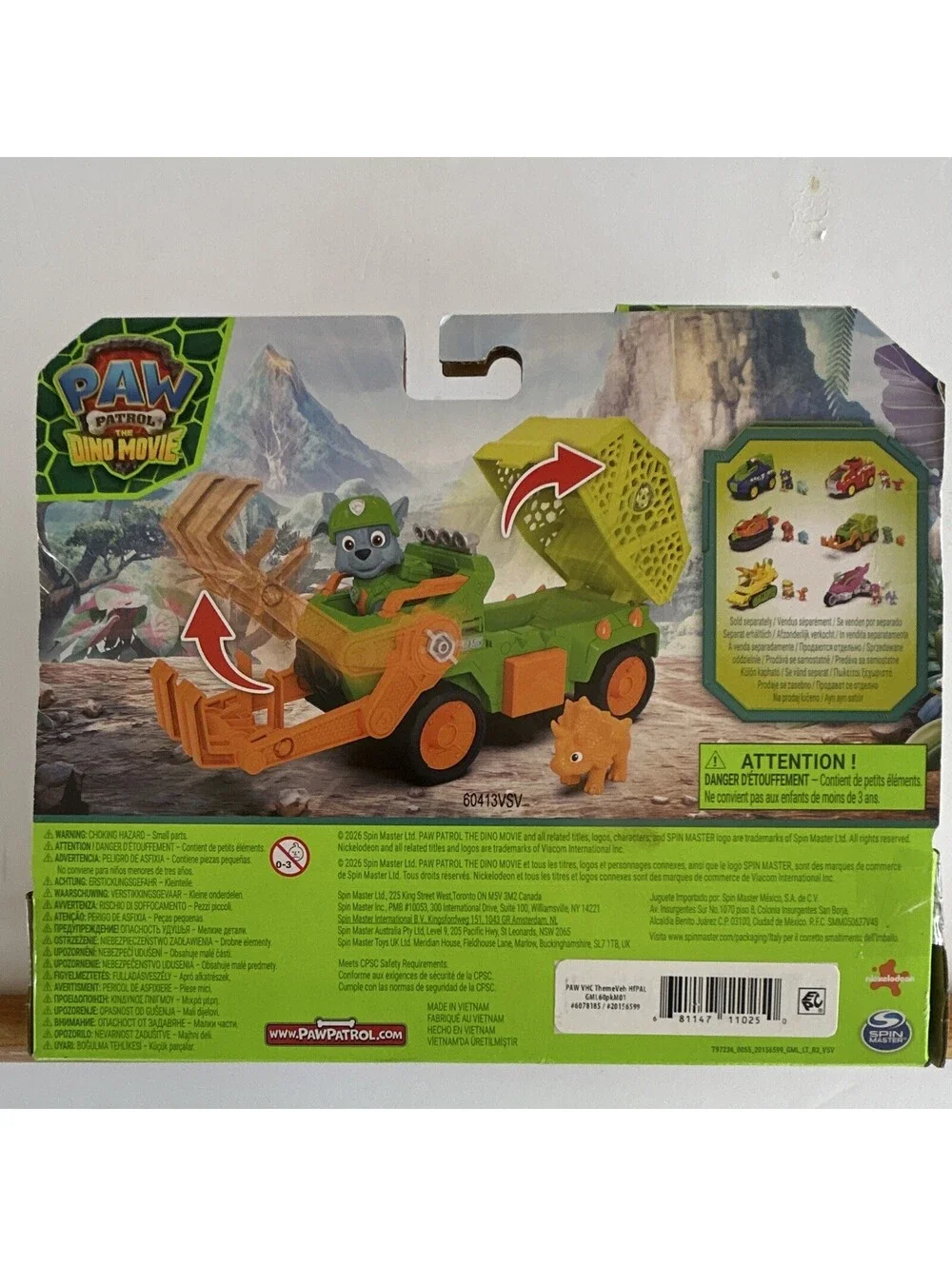 Spin Master PAW Patrol The Dino Movie Dino Rescue Vehicles & Figures 2026